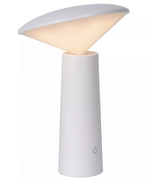 Jive oppladbar bordlampe IP44, dimbar LED 6500/4750/2800K 180lm, Hvit