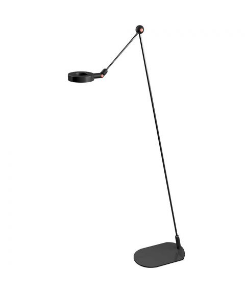 L'Amica gulvlampe, 9W LED 3000K 900lm, Sort