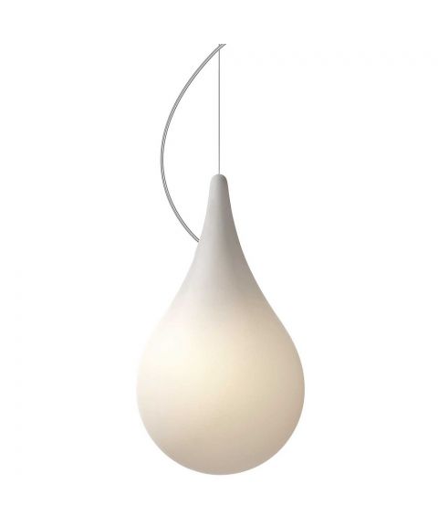 Liquid Light Drop 2 takpendel, diameter 36 cm, Hvit