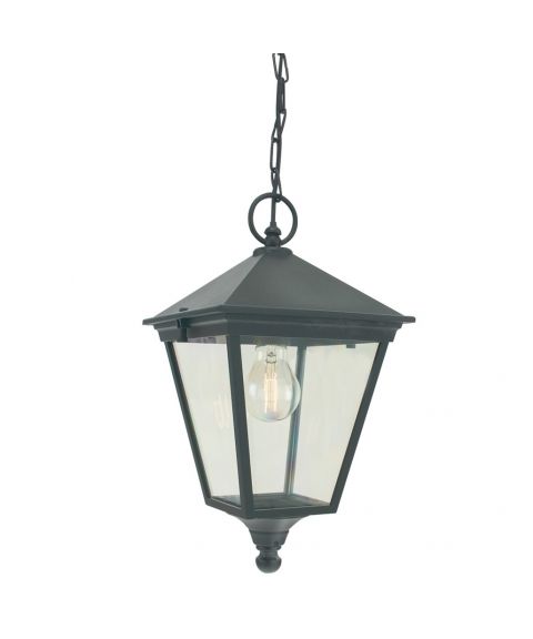 London 481A nedpendlet taklampe, Sort (RAL9005)