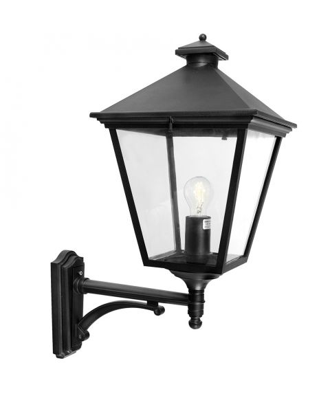 London Big 490 vegglampe, Sort (RAL9005)