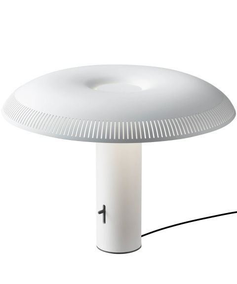 w203 Ilumina bordlampe, høyde 30 cm, dimbar LED 2700K 776lm, Hvit (RAL 9003)