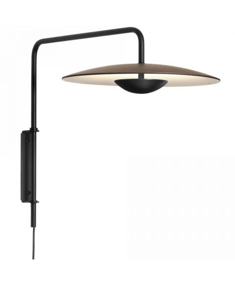 Ginger A vegglampe med dimmer, LED 2700K 1066lm, diameter skjerm 32 cm