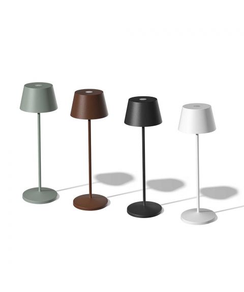 Modi oppladbar bordlampe, 150lm, høyde 36 cm