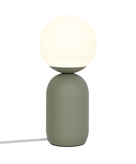 Notti bordlampe, høyde 35 cm, Grønn