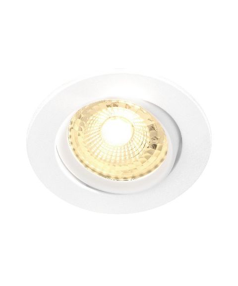 Octans downlight, 27° tilt, inkl GU10, pakke med 3, Hvit (begrenset antall)