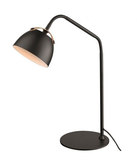 Oslo bordlampe, høyde 45 cm, Sort