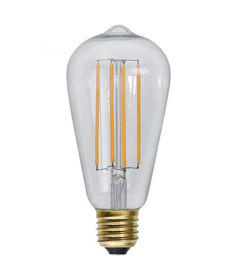 Dekorpære Edison E27 ST64 LED 3,6W 320lm 2100K, dimbar