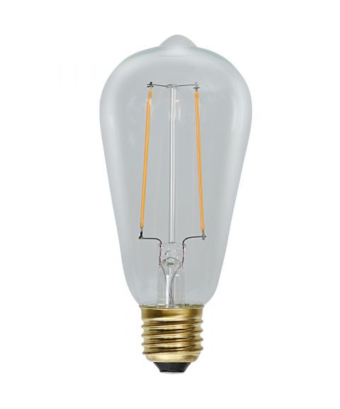 Dekorpære Edison E27 ST64 LED 2,3W 230lm 2100K Klar 