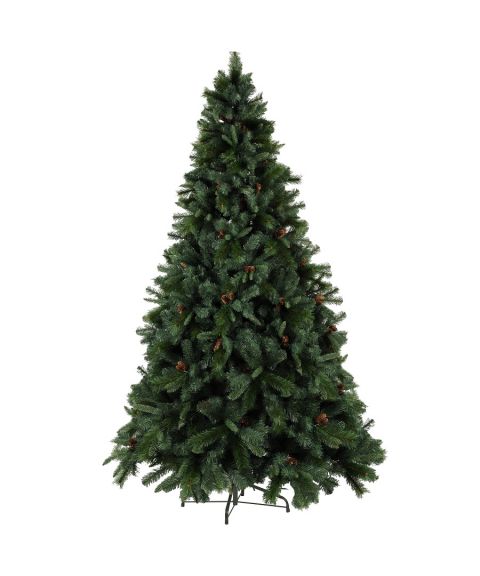 Juletre 225 cm, Toronto, Hengslet, Grønn