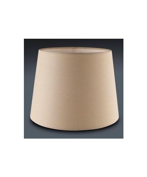 Dress Up! stoffskjerm, Rund, Beige, Ø: 16,5 cm, Ø: 20 cm, H: 15 cm