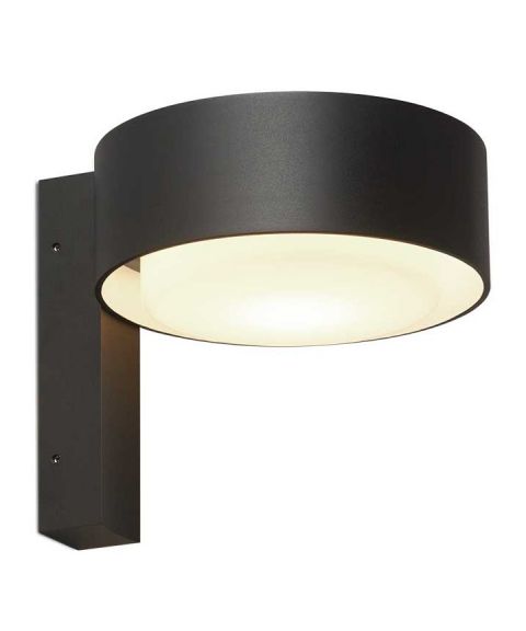 Plaff-on A16 vegglampe, dimbar LED 2700K 544lm, Sort