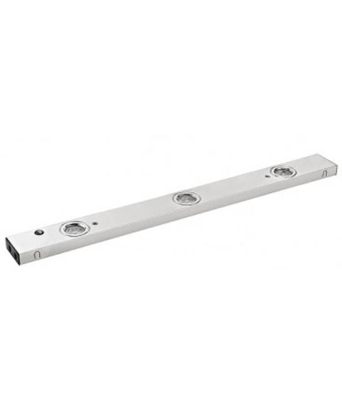Pluto benkarmatur dimbar 3x4W LED 2700K 3x250lm, Børstet stål