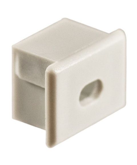 Endestykke m/kabelhull for aluminiumsprofil PDS4