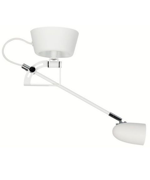 Radiell S6115 sekstant, 5W LED, Hvit struktur (begrenset antall)