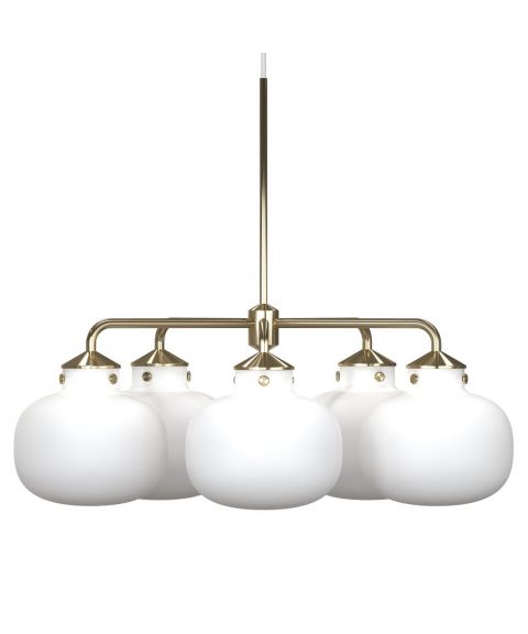Raito 5 takpendel, diameter 67 cm, Opalhvit