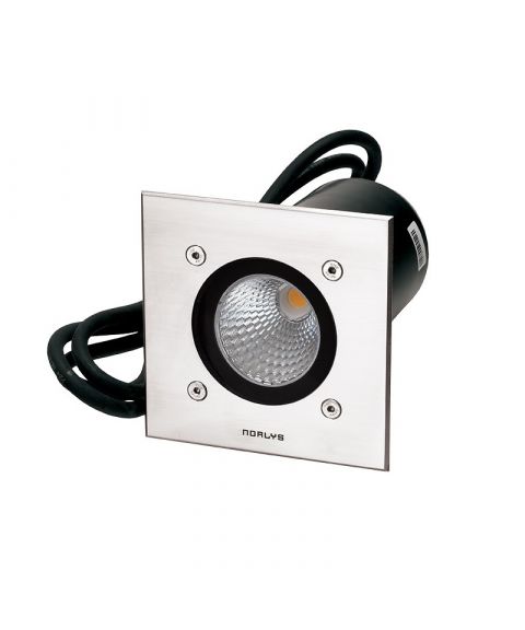 Rena 1766 nedfelt, dimbar 8W LED 672lm 3000K, 13 x 13 cm, klart glass