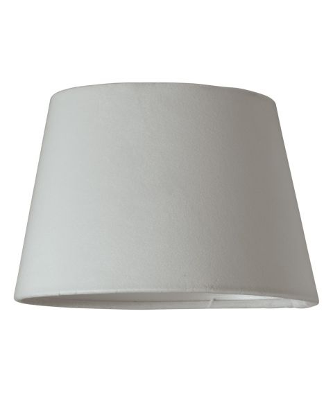 Lampeskjerm S2218, Oval med ringfeste, høyde 13 cm, Beige fløyel