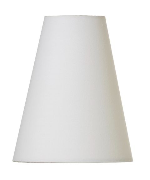 Tulpan SK852 lampeskjerm, Konisk med klofeste for E27, høyde 22 cm, Offwhite