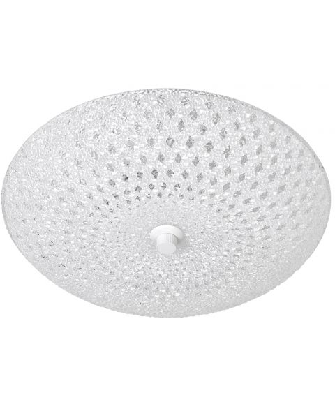 Ånge ruter plafond, diameter 40 cm, Hvit