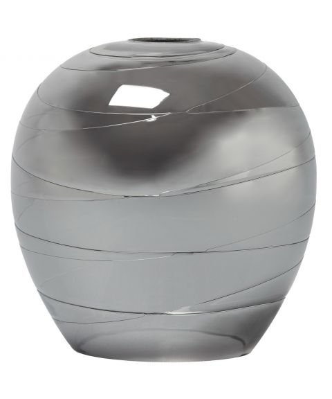 Falun rund, diameter 21 cm, Røykfarget glass