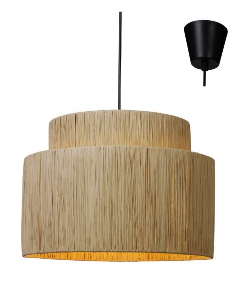 Grandpa takpendel, diameter 39 cm, Naturfarget