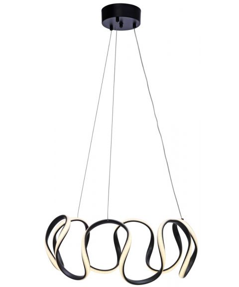 Wave LED takpendel med stepdimmer, diameter 55 cm