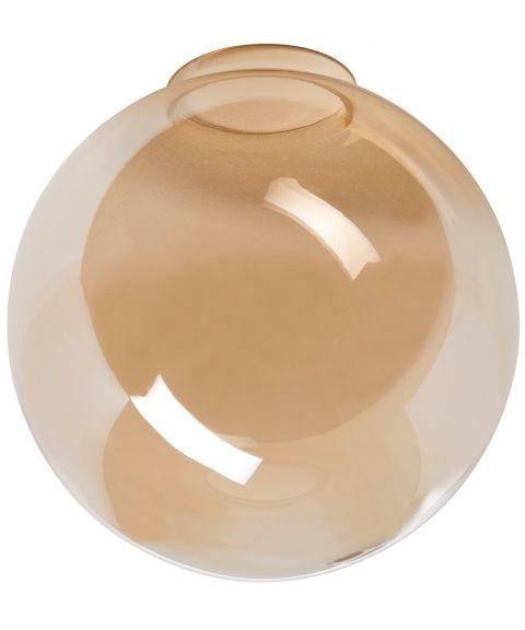 Orsa, diameter 30 cm, Ravfarget glass