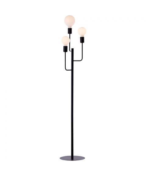 Tanum gulvlampe, høyde 144 cm, Sort