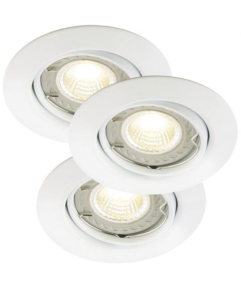 Triton downlight for GU10, pakke med 3