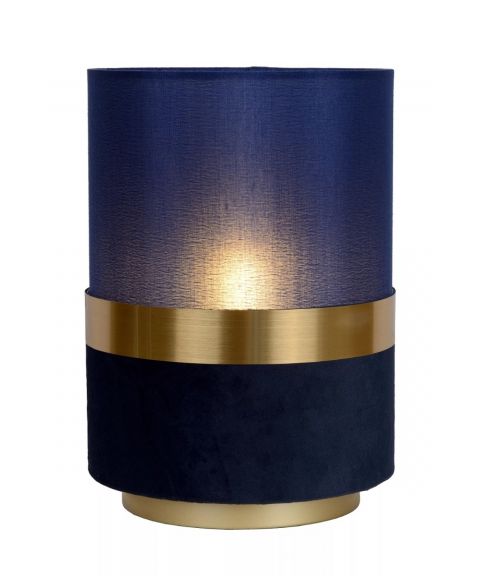 Tusse bordlampe, høyde 22 cm, Blå