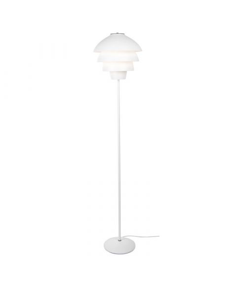 Valencia G3207 gulvlampe, høyde 151 cm, Matt hvit