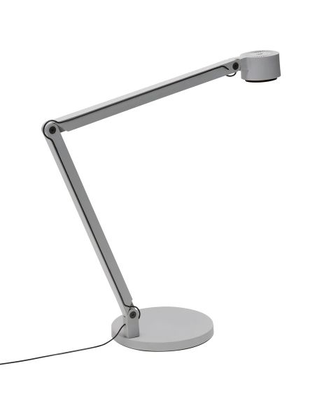 w127 Winkel b2 bordlampe, høyde 40+40 cm, dimbar LED 3000K 1000lm, Grå