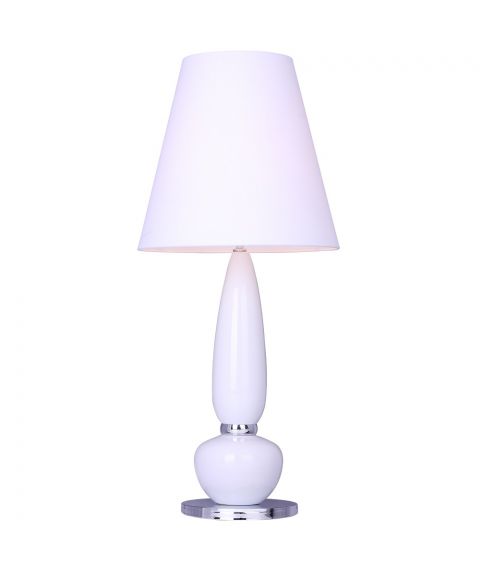 Winnie bordlampe med lampeskjerm, høyde 75 cm, Hvit
