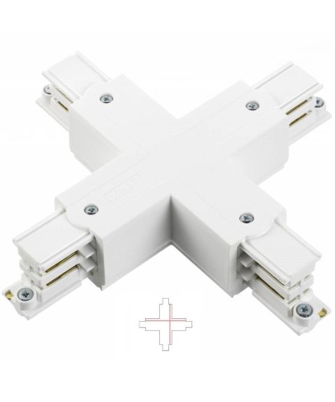 Global Trac Pro X-skjøt XTS 38, Hvit