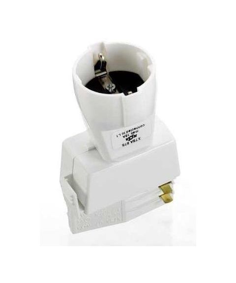 Global Trac Pro Schuko adapter XTSA 67S, Hvit